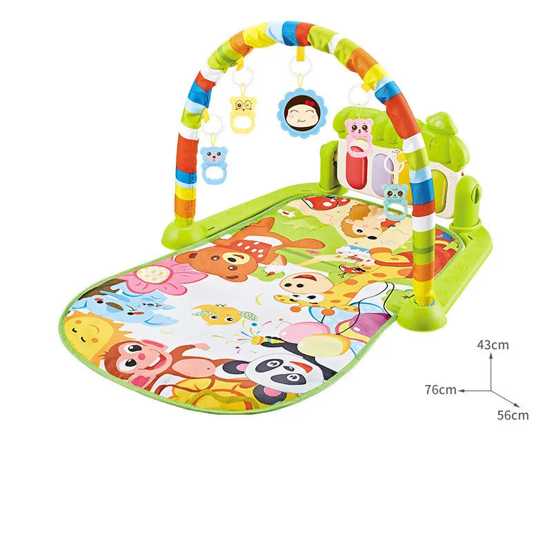 BabyGroove™ Activity Gym – Tapis de Jeu Doux avec Piano et Musique pour Bébé