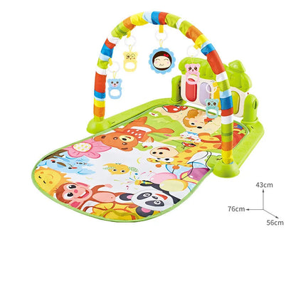 BabyGroove™ Activity Gym – Tapis de Jeu Doux avec Piano et Musique pour Bébé