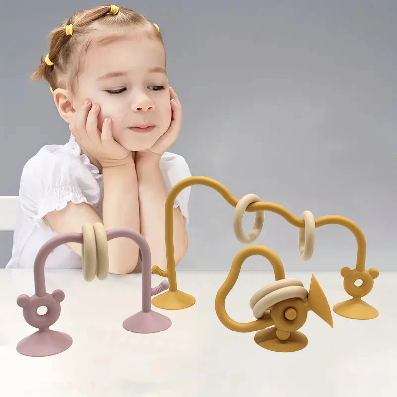 BrainBeads™ – Jouet Éducatif en Silicone pour Bébé, Jeu de Puzzle et Perles