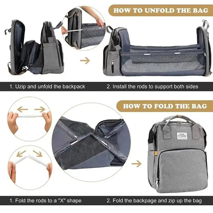 MamaGo - The Ultra-functional Diaper Bag for Parents on the Go