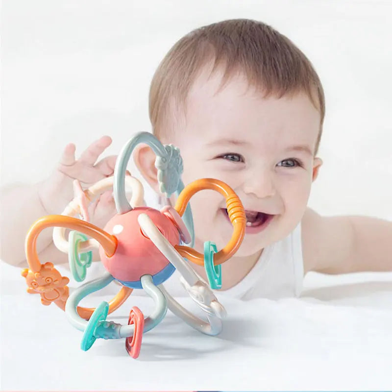 BrightBall™ – Baby Rattle &amp; Teething Sensory Toy