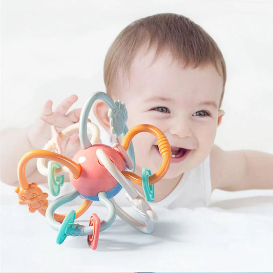 BrightBall™ – Baby Rattle & Teething Sensory Toy