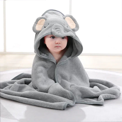 Baby CozyHug™ Hooded Towel – Warm &amp; Plush