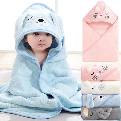 Baby CozyHug™ Hooded Towel – Warm &amp; Plush