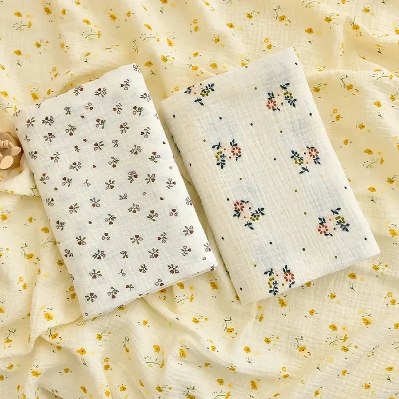 CozyTassel™ - Cotton Muslin Blanket with Flowers