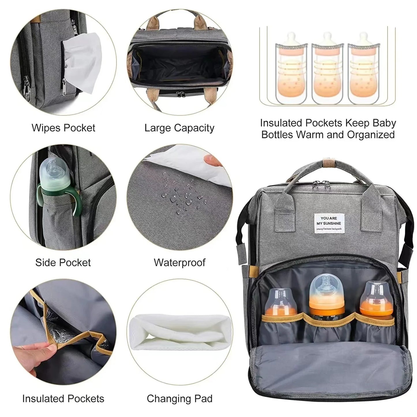 MamaGo - The Ultra-functional Diaper Bag for Parents on the Go