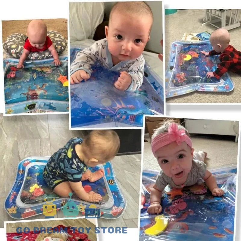 AquaPlay™ – Inflatable Water Mat for Babies