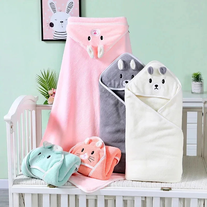 Baby CozyHug™ Hooded Towel – Warm &amp; Plush