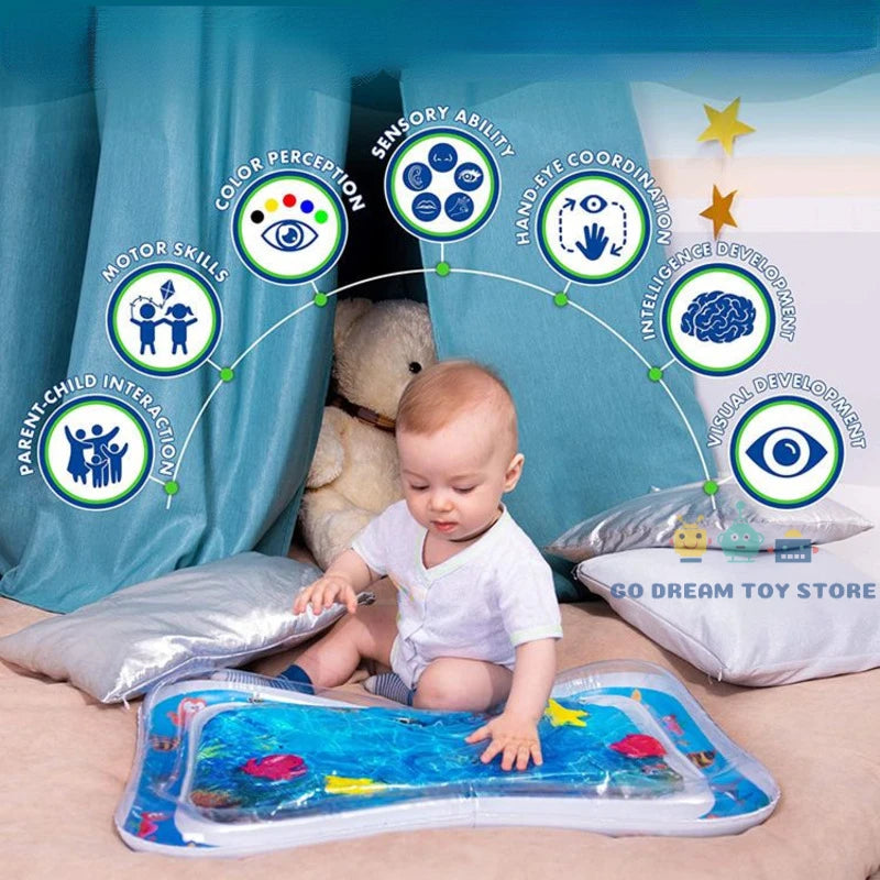 AquaPlay™ – Inflatable Water Mat for Babies